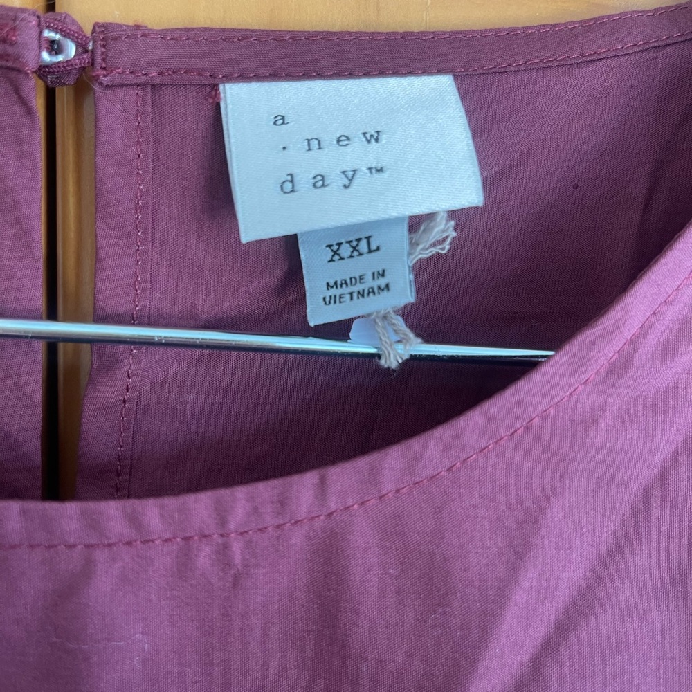 Target A New Day XXL Mini Dress…color Maroon